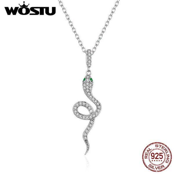 wostu chain 925 sterling silver dazzling zirconia snake pendant necklace women party statement jewelry cqn409
wostu chain 925 sterling silver dazzling zirconia snake pendant necklace women party statement jewelry cqn409