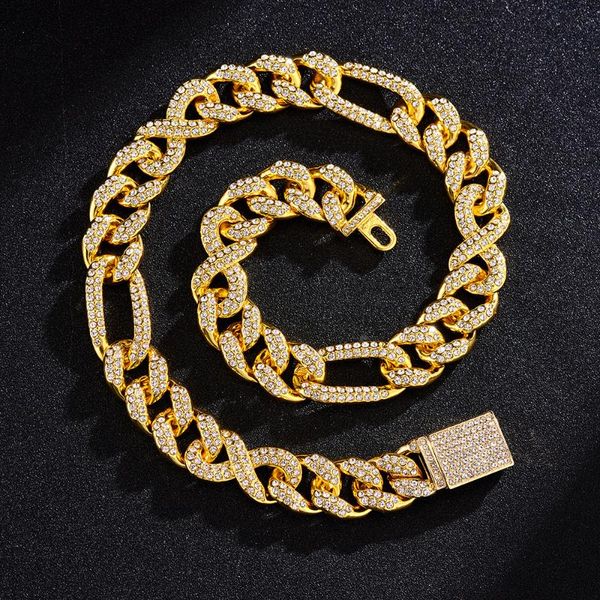 chains 15mm 8 number shape iced out cuban link chain necklaces for men bracelet trendy charm jewelry set hip hop luxury choker, Silver
chains 15mm 8 number shape iced out cuban link chain necklaces for men bracelet trendy charm jewelry set hip hop luxury choker, Silver