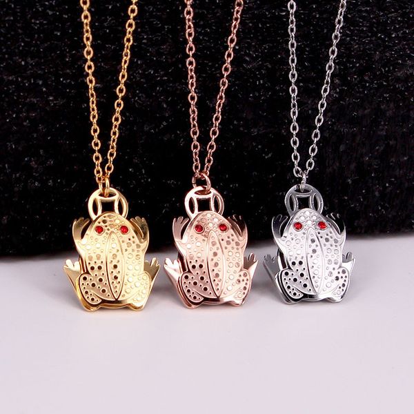 x8-403 zhaocai jinqian toad rose gold necklace trendsetter transports golden sucking money clavicle chain female, Silver
x8-403 zhaocai jinqian toad rose gold necklace trendsetter transports golden sucking money clavicle chain female, Silver