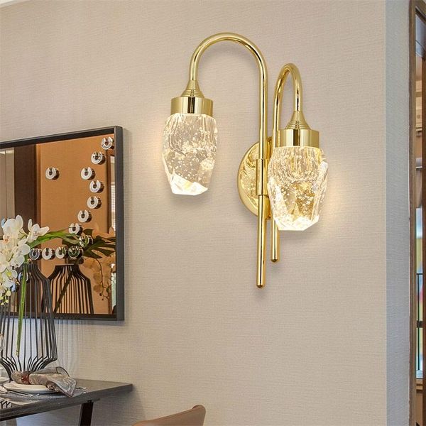 modern wall lamp crystal sconce led indoor light fixture gold luxury decorations for bedroom living room office
modern wall lamp crystal sconce led indoor light fixture gold luxury decorations for bedroom living room office
