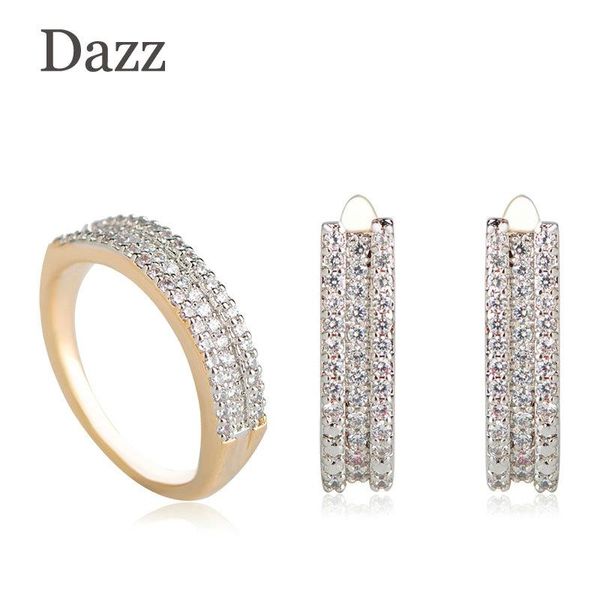 earrings & necklace dazz korean full zirconia copper jewelry sets gold color temperament bridal wedding party thin ring stud earring joyeria, Silver
earrings & necklace dazz korean full zirconia copper jewelry sets gold color temperament bridal wedding party thin ring stud earring joyeria, Silver