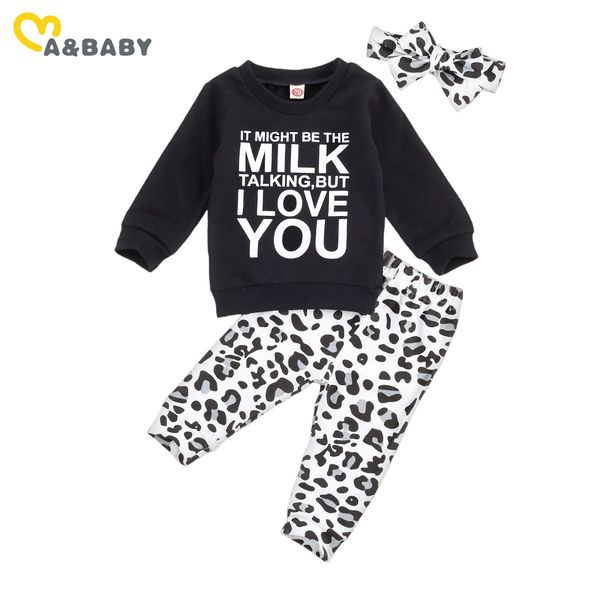 0-24m autumn born infant baby girls clothes set long sleeve black sweatshirt leopard pants headband outfits 210515, White
0-24m autumn born infant baby girls clothes set long sleeve black sweatshirt leopard pants headband outfits 210515, White