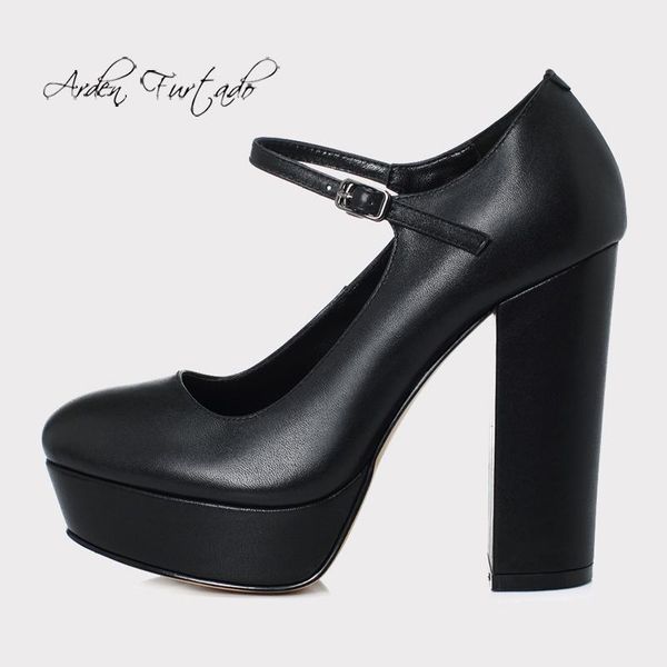 dress shoes arden furtado spring autumn chunky heels buckle strap platform square head genuine leather pumps white high 40 41, Black
dress shoes arden furtado spring autumn chunky heels buckle strap platform square head genuine leather pumps white high 40 41, Black