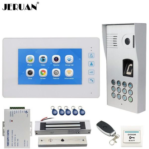 inch lcd video door phone doorbell record intercom system kit white monitor + metal fingerprint code keypad camera phones
inch lcd video door phone doorbell record intercom system kit white monitor + metal fingerprint code keypad camera phones