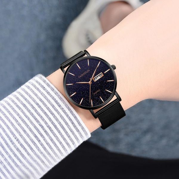 wristwatches 2021 watch men's high-end handsome quartz male student waterproof ultra-thin, Slivery;brown
wristwatches 2021 watch men's high-end handsome quartz male student waterproof ultra-thin, Slivery;brown