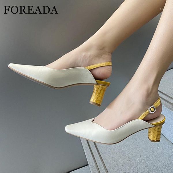 dress shoes foreada natural genuine leather woman slingbacks pumps thick med heels buckle strap pointed toe female footwear 391, Black
dress shoes foreada natural genuine leather woman slingbacks pumps thick med heels buckle strap pointed toe female footwear 391, Black