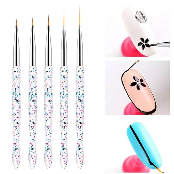 nail brushes 3/5pcs art liner drawing pen brush diy uv gel grid line stripes painting acrylic handle manicure tools 7/9/11/15/20mm, Yellow
nail brushes 3/5pcs art liner drawing pen brush diy uv gel grid line stripes painting acrylic handle manicure tools 7/9/11/15/20mm, Yellow