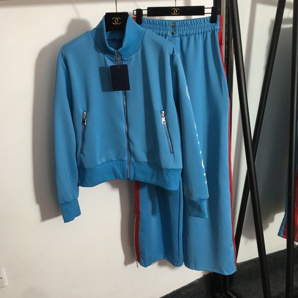 luxury women's two piece pants 2021 autumn high neck long sleeve sports wear brand same style designer clothing 0827-3, White
luxury women's two piece pants 2021 autumn high neck long sleeve sports wear brand same style designer clothing 0827-3, White