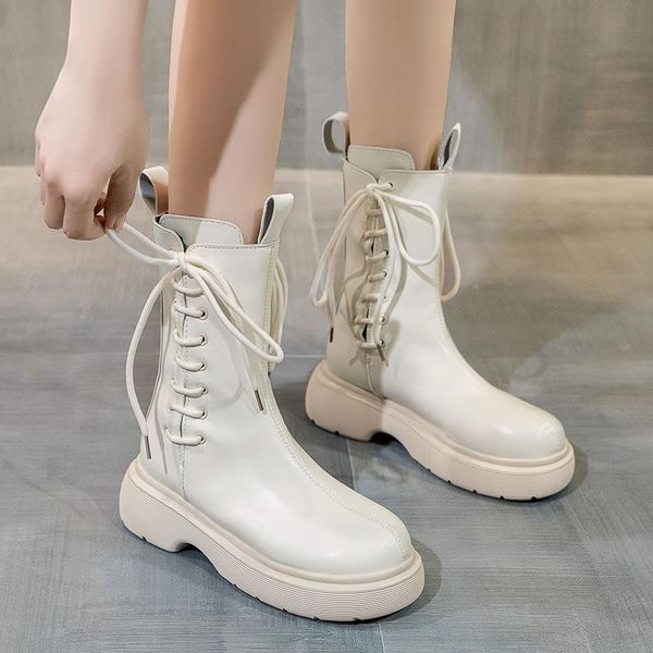 boots 2021 women's platform ankle high fashion cross tied long winter motorcycle round toe botines de mujer, Black
boots 2021 women's platform ankle high fashion cross tied long winter motorcycle round toe botines de mujer, Black