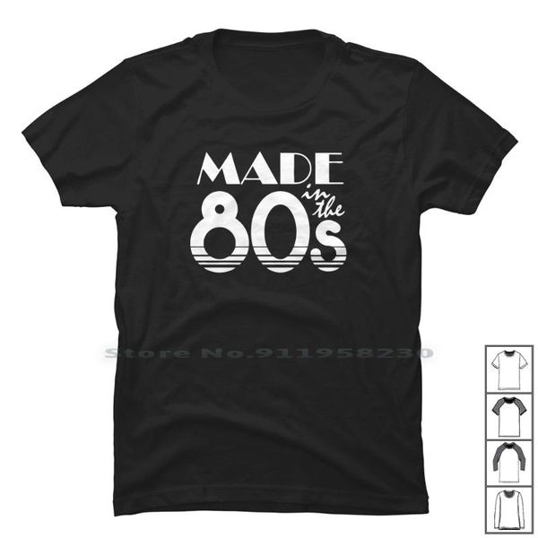 men's t-shirts made in the 80s t shirt 100% cotton slogan saying parody logan humor ying tage joke mad age ade, White;black
men's t-shirts made in the 80s t shirt 100% cotton slogan saying parody logan humor ying tage joke mad age ade, White;black