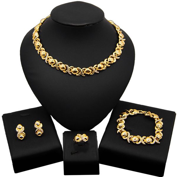 yulaili latest design teddy bear xo heart necklace earrings ring 18k gold-plated fashion jewelry sets for women fine luxury designs party je, Black
yulaili latest design teddy bear xo heart necklace earrings ring 18k gold-plated fashion jewelry sets for women fine luxury designs party je, Black