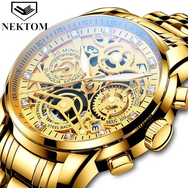 2021 nektom fashion casual men watch stainless steel golden men wristwatch luxury business watch relogio masculio gift for meng, Slivery;brown
2021 nektom fashion casual men watch stainless steel golden men wristwatch luxury business watch relogio masculio gift for meng, Slivery;brown