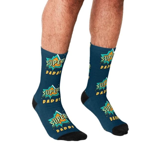 men's socks 2021 funny father's day super daddy printed rock hip hop men happy boys street style crazy for, Black
men's socks 2021 funny father's day super daddy printed rock hip hop men happy boys street style crazy for, Black