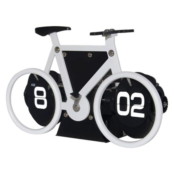 desk & table clocks retro-style bicycle-shaped page flipping clock classical mechanical digital display for office decoration
desk & table clocks retro-style bicycle-shaped page flipping clock classical mechanical digital display for office decoration