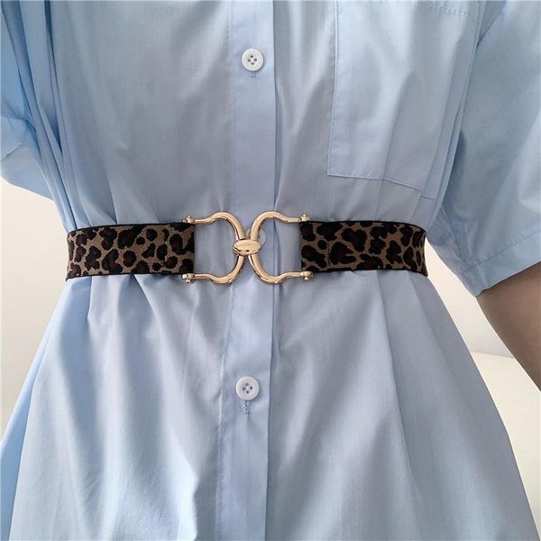 belts korean style leopard print elastic shirt belt women's all-match fashion matching coat overcoat sweater girdle waist seal, Black;brown
belts korean style leopard print elastic shirt belt women's all-match fashion matching coat overcoat sweater girdle waist seal, Black;brown