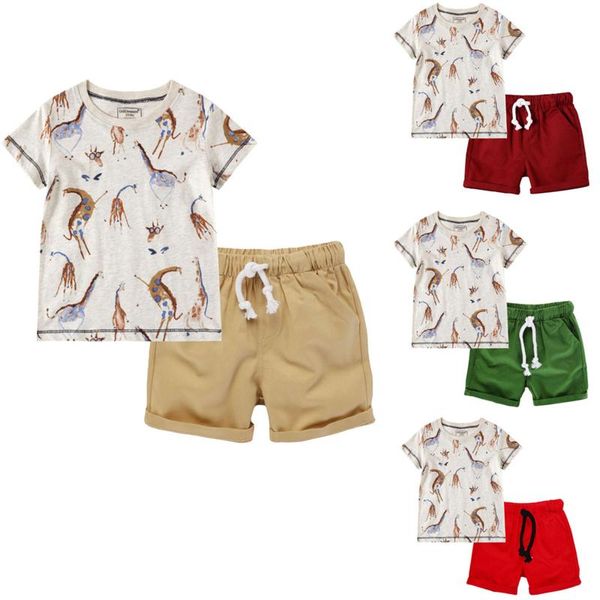 clothing sets baby summer kids t shirt and shorts matching boys girls fashion brand cartoon animals short sleeve t-shirt tee, White
clothing sets baby summer kids t shirt and shorts matching boys girls fashion brand cartoon animals short sleeve t-shirt tee, White