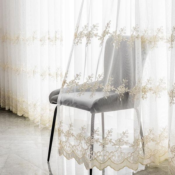 curtain & drapes american embroidered tulle curtains for living room, white window treatments bedroom sheer floral panel
curtain & drapes american embroidered tulle curtains for living room, white window treatments bedroom sheer floral panel