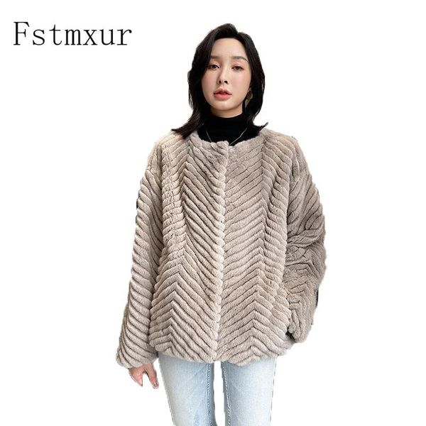 women's fur & faux fstmxur 2021 update autumn and winter womens full sleeve o-neck natural soft striped short mink coats, Black
women's fur & faux fstmxur 2021 update autumn and winter womens full sleeve o-neck natural soft striped short mink coats, Black