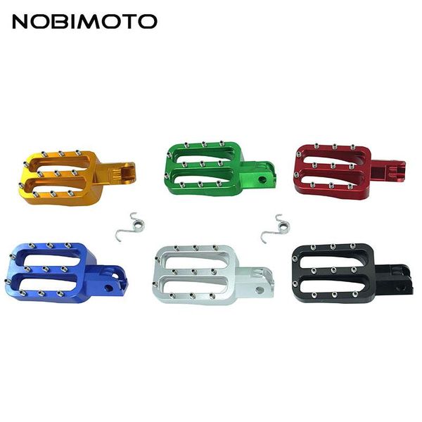 pedals 6 colors motocross foot pegs motorcycle accessories rests fit for crf50/150 klx110r110 pit dirt bike cnc-136
pedals 6 colors motocross foot pegs motorcycle accessories rests fit for crf50/150 klx110r110 pit dirt bike cnc-136