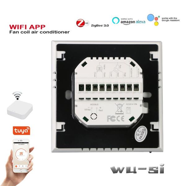 smart home control tuya zigbee fan coil thermostat,2p 4p air conditioning thermostat for heating and cooling
smart home control tuya zigbee fan coil thermostat,2p 4p air conditioning thermostat for heating and cooling