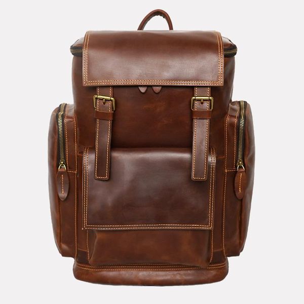 backpack vintage genuine leather men's brown cowhide leather large capacity lapbag school bags male travel backpacks
backpack vintage genuine leather men's brown cowhide leather large capacity lapbag school bags male travel backpacks
