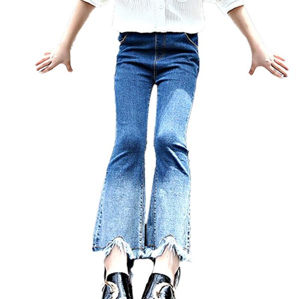 jeans children gradient stretch fashion elastic waist burr flare pants kids bell bottom leggings trousers girls streetwear, Blue
jeans children gradient stretch fashion elastic waist burr flare pants kids bell bottom leggings trousers girls streetwear, Blue