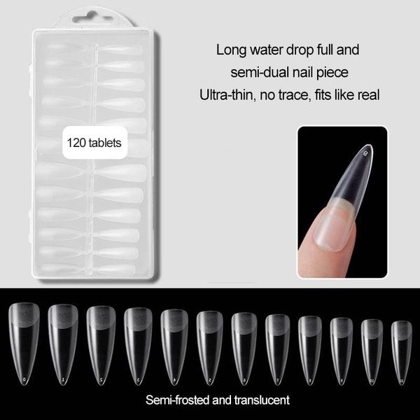 false nails 120pcs full cover fake nail artificial press on long ballerina clear ultra-thin frosted coffin art tip manicure tool, Red;gold
false nails 120pcs full cover fake nail artificial press on long ballerina clear ultra-thin frosted coffin art tip manicure tool, Red;gold