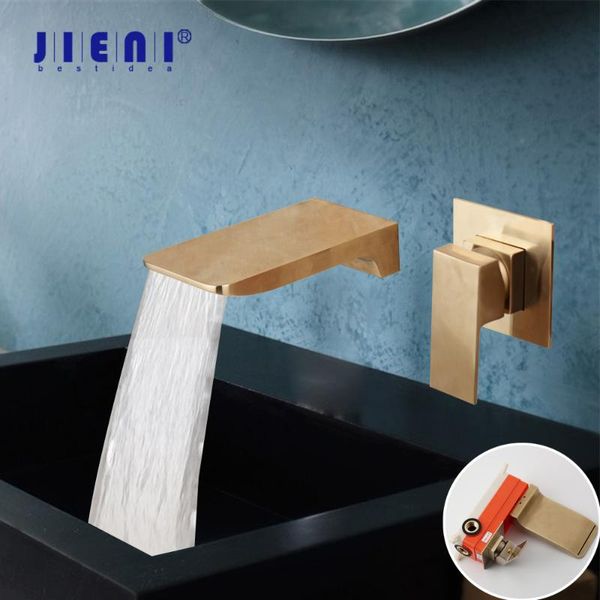 brushed gold bathroom bathtub faucet wall mounted soild brass waterfall water basin sink wash mixer tap set faucets
brushed gold bathroom bathtub faucet wall mounted soild brass waterfall water basin sink wash mixer tap set faucets