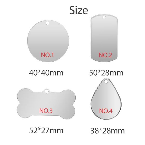 dog tag,id card 2 pcs/pack durable stainless steel pet id tags customized engraved on both sides cat and accessories large name tag pendant
dog tag,id card 2 pcs/pack durable stainless steel pet id tags customized engraved on both sides cat and accessories large name tag pendant