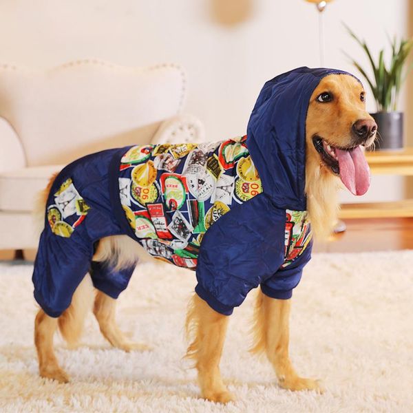 dog apparel pet clothes warm cotton leisure style autumn overalls for dogs winter coat large prints down jacket parkas
dog apparel pet clothes warm cotton leisure style autumn overalls for dogs winter coat large prints down jacket parkas