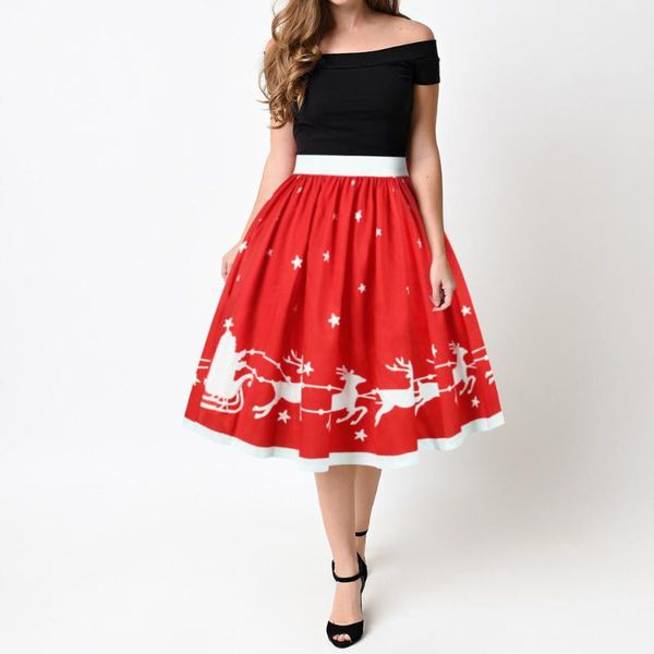 skirts 2021 arrival women fashion christmas santa 3d print flare elastic high waist cosplay bud skirt 35p1201, Black
skirts 2021 arrival women fashion christmas santa 3d print flare elastic high waist cosplay bud skirt 35p1201, Black