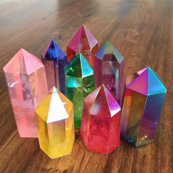 decorative objects & figurines titanium rainbow aura wand points natural stones and crystals polished quartz minerals home decoration for gi
decorative objects & figurines titanium rainbow aura wand points natural stones and crystals polished quartz minerals home decoration for gi