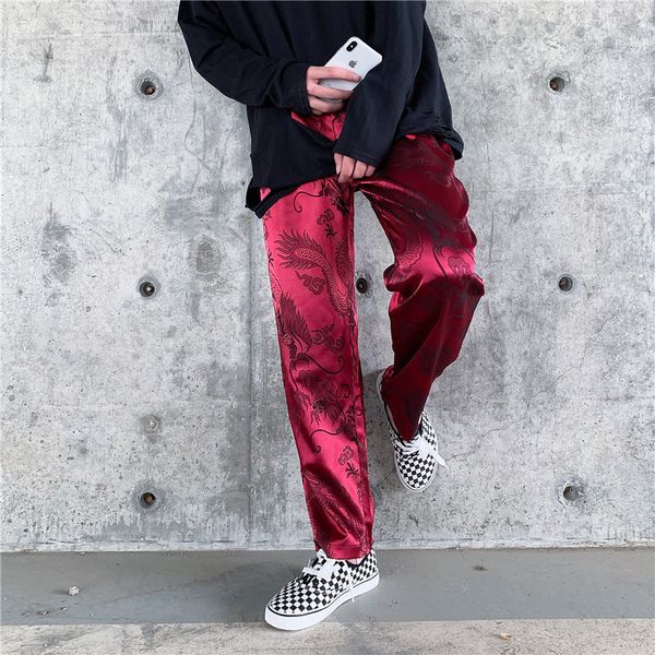 pants fashionable the china dragon leisure brand young hairstylist summer thin straight, Black
pants fashionable the china dragon leisure brand young hairstylist summer thin straight, Black