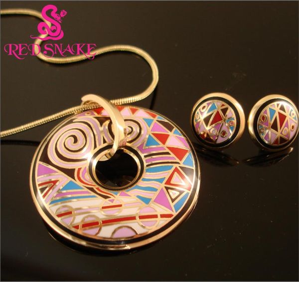 earrings & necklace red snake color 2021 pantone brand product rose gold-color enamel jewelry sets w/ colorful abstract elements necklace/ea, Silver
earrings & necklace red snake color 2021 pantone brand product rose gold-color enamel jewelry sets w/ colorful abstract elements necklace/ea, Silver