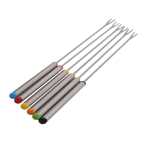 forks 6pc stainless steel chocolate fork pot cheese fruit dessert fondue melting skewer kitchen tools
forks 6pc stainless steel chocolate fork pot cheese fruit dessert fondue melting skewer kitchen tools