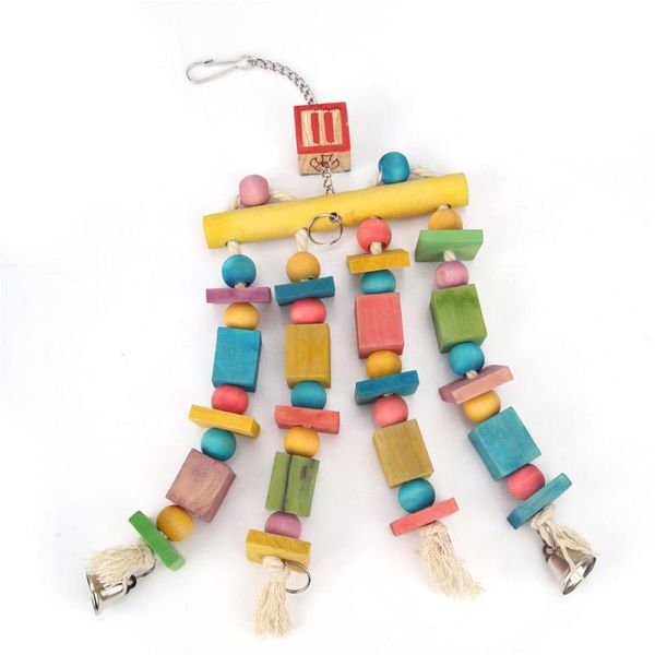 other bird supplies pet parrot swing chew bite toy non-toxic colorful play hanging bells standing accessories funny macaw wood blocks
other bird supplies pet parrot swing chew bite toy non-toxic colorful play hanging bells standing accessories funny macaw wood blocks