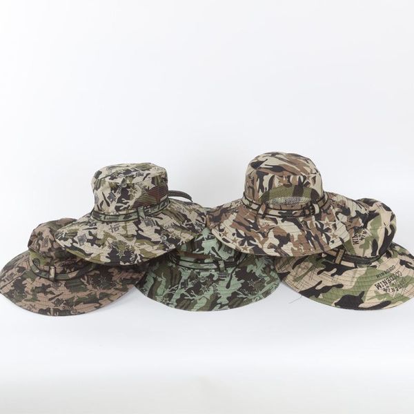 wide brim hats camouflage fisherman hat men's fishing mountaineering outdoor basin women's sunshade beach leisure folding, Blue;gray
wide brim hats camouflage fisherman hat men's fishing mountaineering outdoor basin women's sunshade beach leisure folding, Blue;gray