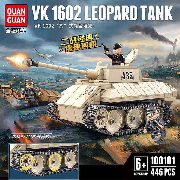 new 446pcs germany light vk1602 building blocks military ww2 tank army soldier weapon assembling bricks toys 1008
new 446pcs germany light vk1602 building blocks military ww2 tank army soldier weapon assembling bricks toys 1008