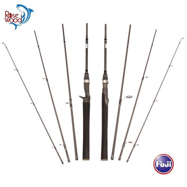 rosewood 30t carbon spinning/casting rod 4 sections travel fuji rods 6'6'' 1.98m fishing pole tackle boat
rosewood 30t carbon spinning/casting rod 4 sections travel fuji rods 6'6'' 1.98m fishing pole tackle boat