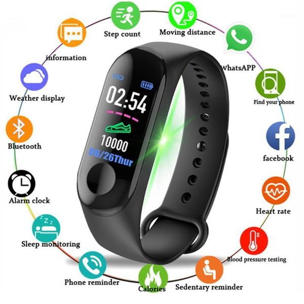 smart wristbands watch m3 plus heart rate blood pressure health bracelet wristband fitness tracker relogio masculino1
smart wristbands watch m3 plus heart rate blood pressure health bracelet wristband fitness tracker relogio masculino1