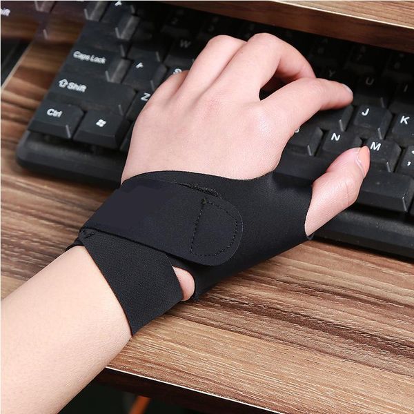 wrist guard thumb sprain bandage finger sports joint protection hand support, Black;red
wrist guard thumb sprain bandage finger sports joint protection hand support, Black;red