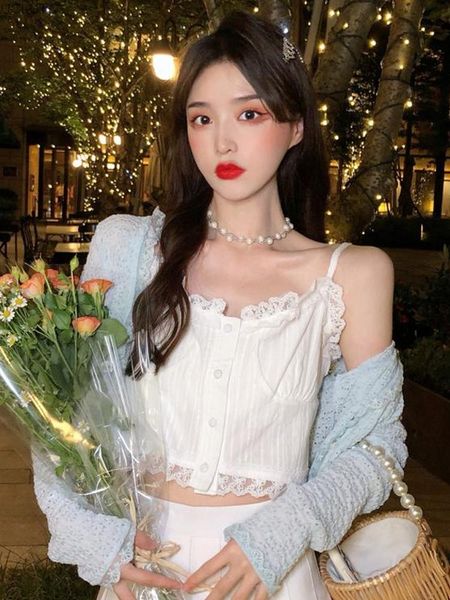 women's tanks & camis white small suspender vest for women in summer with french sweet design sense, minority bra, sleeveless jacket ou
women's tanks & camis white small suspender vest for women in summer with french sweet design sense, minority bra, sleeveless jacket ou