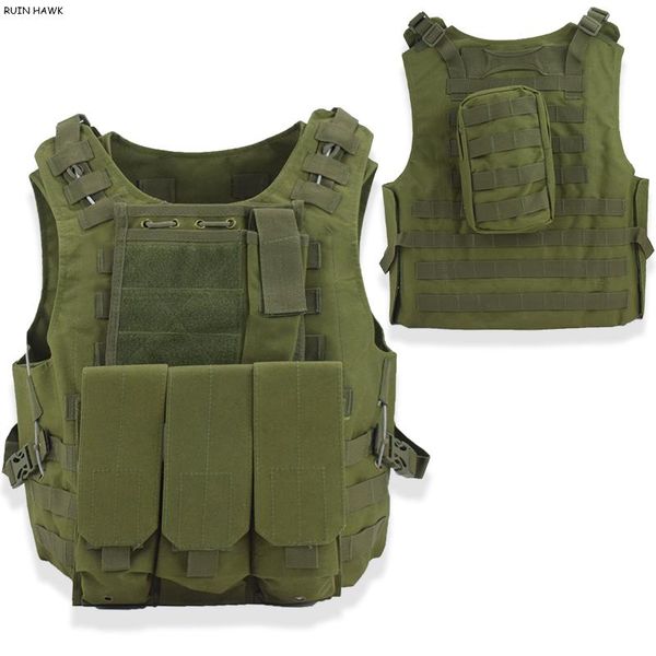 tactical plate carrier vest molle assault outdoor men hunting gear paintball protective military equipment jackets, Camo;black
tactical plate carrier vest molle assault outdoor men hunting gear paintball protective military equipment jackets, Camo;black
