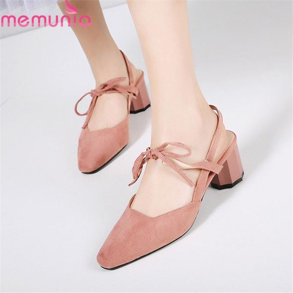arrival women sandals flock lace up summer shoes square high heels fashion party wedding female big size dress, Black
arrival women sandals flock lace up summer shoes square high heels fashion party wedding female big size dress, Black