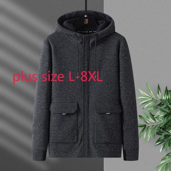 men's hoodies & sweatshirts arrival super large young men fashion casual knitted autumn and winter jacket plus size lxl2xl3xl4xl 5xl 6x, Black
men's hoodies & sweatshirts arrival super large young men fashion casual knitted autumn and winter jacket plus size lxl2xl3xl4xl 5xl 6x, Black
