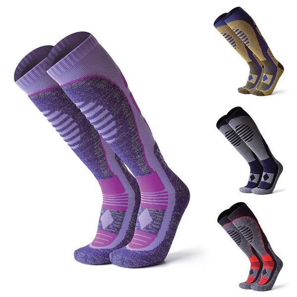 sports socks skiing knee high/long thick thermal elastic absorption hosiery climbing hiking footwear accessories, Black
sports socks skiing knee high/long thick thermal elastic absorption hosiery climbing hiking footwear accessories, Black
