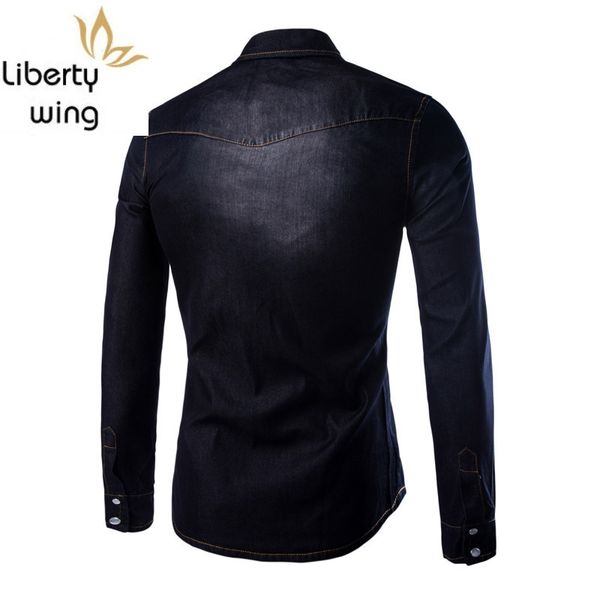 korean fashion brands men's shirt slim fit full sleeve cotton camisa spring streetwear male jeans shirts plus size 5xl, White;black
korean fashion brands men's shirt slim fit full sleeve cotton camisa spring streetwear male jeans shirts plus size 5xl, White;black