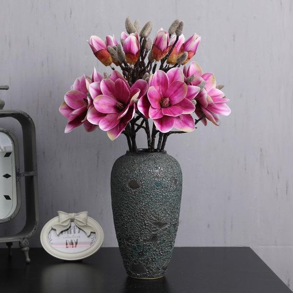 decorative flowers & wreaths 1pcs/lot magnolia artificial silk branch home el table decoration fake flower wedding bride holding pography pr
decorative flowers & wreaths 1pcs/lot magnolia artificial silk branch home el table decoration fake flower wedding bride holding pography pr