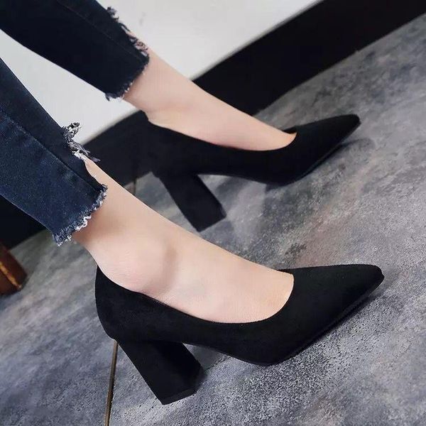 dress shoes flock office thin heels pumps women pointed toe patent leather wedding woman chaussures femme, Black
dress shoes flock office thin heels pumps women pointed toe patent leather wedding woman chaussures femme, Black
