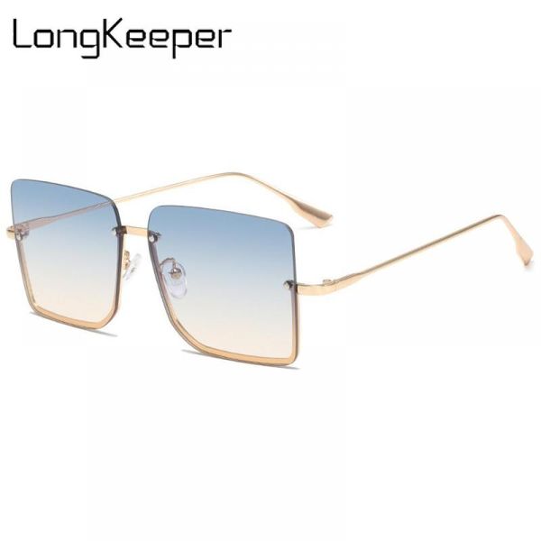 sunglasses half frame metal square women rimless oversized sun glasses femael eyeglasses luxury eyewear feminino, White;black
sunglasses half frame metal square women rimless oversized sun glasses femael eyeglasses luxury eyewear feminino, White;black